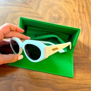 Bottega veneta white sunglasses, got as a gift. Brand NEW